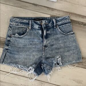 🔴 Sincerely Jules Distressed Blue Jean Shorts